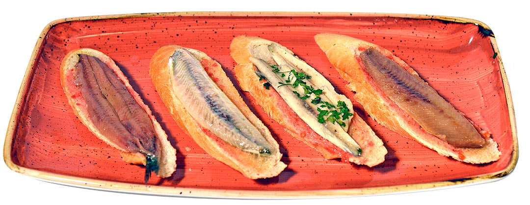 Plat d'anxoves, boquerons i sardines especials de Sa xarxa